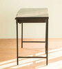 Kobe Solid Wood Writing Table in Charcoal Grey Finish