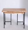 Kobe Solid Wood Writing Table In Natural Finish