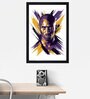 Kobe Bryant Texture Paper Framed Art Print