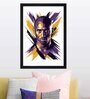 Kobe Bryant Texture Paper Framed Art Print