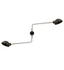 Kobuc Midcentury Black Matt Metal Wall Light