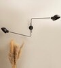 Kobuc Midcentury Black Matt Metal Wall Light