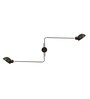 Kobuc Midcentury Black Matt Metal Wall Light