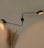 Kobuc Midcentury Black Matt Metal Wall Light