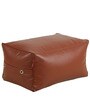 Kocaman XXXL Square lounge Sofa & Ottoman with Beans in Brown Colour