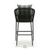 Koki Wicker 2 Seater Bar Set In Black Finish
