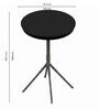 Koki Wicker 2 Seater Bar Set In Black Finish