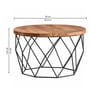 Kolo Center Table In Natural Light Brown Finish Kolo Center Table In Natural Light Brown Finish