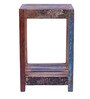 Konia End Table in Blue Finish