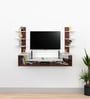 Konrad TV Unit in Classic Walnut & Frosty White Finish for TVs up to 43"