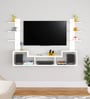 Konrad TV Unit in Frosty White Finish for TVs up to 55"