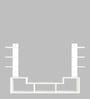 Konrad TV Unit in Frosty White Finish for TVs up to 55"