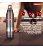 Kool King Plastic Black Insulated Bottle 1000 ML