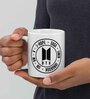 White 325 ml BTS Band Members Name Printed Ceramic  Coffee Mug