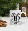 White 325 ml BTS Band Members Name Printed Ceramic  Coffee Mug