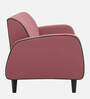 Kortes Velvet 1 Seater Sofa In Dusky Rose Colour