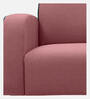 Kortes Velvet 1 Seater Sofa In Dusky Rose Colour