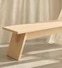 Kosho Pinewood Bench In Pine Wood Finish