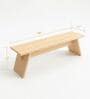 Kosho Pinewood Bench In Pine Wood Finish