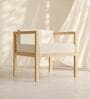 Kosho Single Seater Chair In White Color