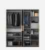 Adore 4 Door Wardrobe In Sahara Beige & Dark Brown Eucalyptus Finish