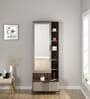 Adore Dressing Table With Mirror In Sahara Beige & Dark Brown Eucalyptus Finish