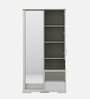 Kosmo Alaska Dressing Unit in High Gloss White Finish with Storage and Drawer