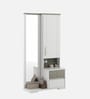 Kosmo Alaska Dressing Unit in High Gloss White Finish with Storage and Drawer