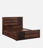 Kosmo Artisan King Size Bed in Sheesham Finish With Hydraulic Storage