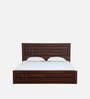Kosmo Boston Queen Size Bed in Sheesham Finish with Hydraulic Storage