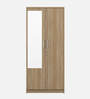 Kosmo Carnival 2 Door Wardrobe In Melamine Finish With Mirror