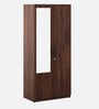 Kosmo Carnival 2 Door Wardrobe In Sheesham Melamine Finish With Mirror