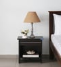 Kosmo Carnival Bedside Table in Natural Wenge Finish