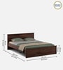 Kosmo Carnival King Size Bed in Sheesham Finish