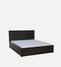 Kosmo Choco Queen Size Bed in Vermont Finish with Hydraulic Storage