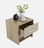 Kosmo Cleo Bedside Table in Santana Oak Finish