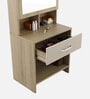 Kosmo Cleo Dresser With Mirror In Santana Oak Finish