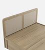 Kosmo Cleo King Size Bed with Hydraulic Storage in Santana Oak Finish