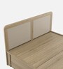 Kosmo Cleo King Size Bed with Hydraulic Storage in Santana Oak Finish