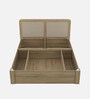 Kosmo Cleo King Size Bed with Hydraulic Storage in Santana Oak Finish