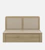 Kosmo Cleo Queen Size Bed with Hydraulic Storage in Santana Oak Finish