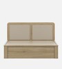 Kosmo Cleo Queen Size Bed with Hydraulic Storage in Santana Oak Finish