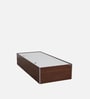 Kosmo Day Single Bed in Rigato walnut Finish with Box Storage