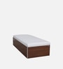 Kosmo Day Single Bed in Rigato walnut Finish with Box Storage