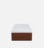 Kosmo Day Single Bed in Rigato walnut Finish with Box Storage