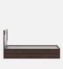 Kosmo Eco King Bed In Lyon Walnut Finish With Hydraulic Storage