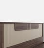 Kosmo Eco King Bed In Lyon Walnut Finish With Hydraulic Storage