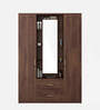 Kosmo Ellipse 3 Door Wardrobe in Sheesham Finish With Inbuild Dresser