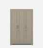 Kosmo Eternia 3 Door Wardrobe With Melamine Finish In Modern Ash Colour