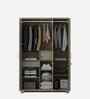 Kosmo Eternia 3 Door Wardrobe With Melamine Finish In Modern Ash Colour